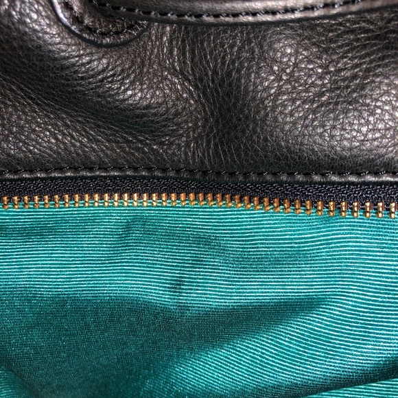 Fiore by Isabella Fiore Black Leather Braid Tote - Picture 15 of 15